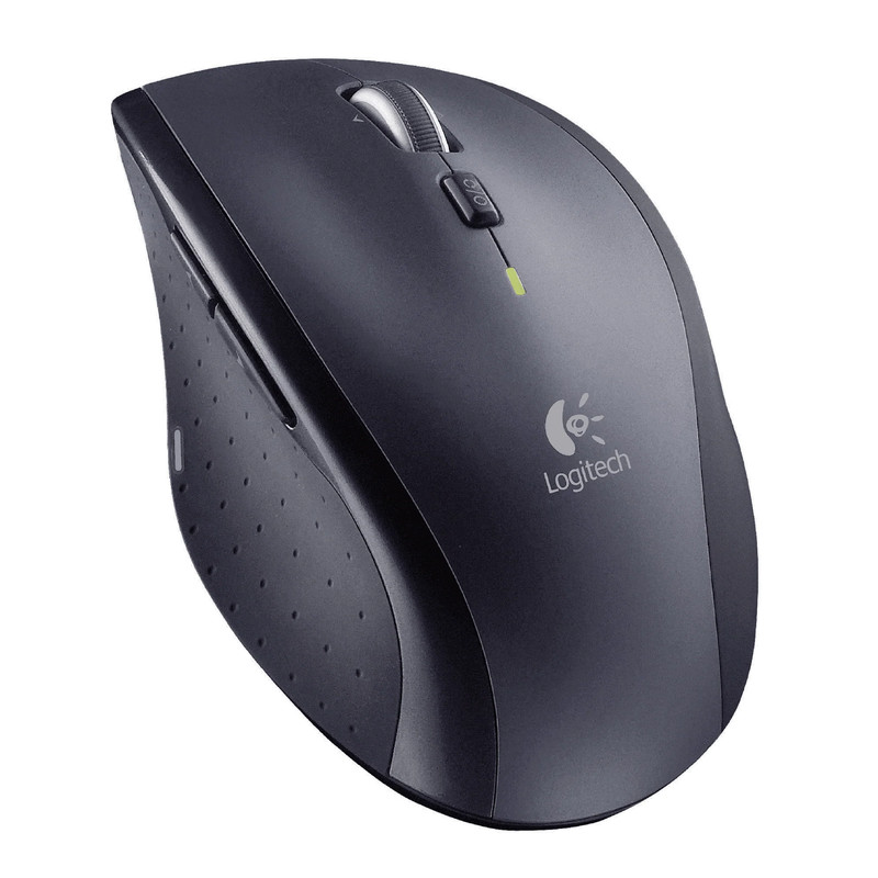 Logitech M705 Wireless Ergonomic Mouse - Black/Silver - فأرة